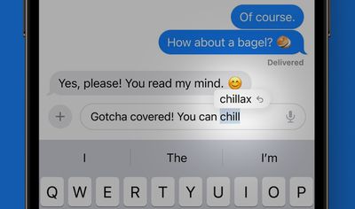 iOS 17のオートコレクト機能